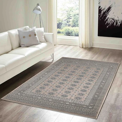 ECARPET Bokhara Oriental Area Rug  for Living Room, Dining Room, Bedroom