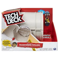 Tech Deck, Transforming Pipelines, Coffret de skatepark modulaire et fingerboard exclusif