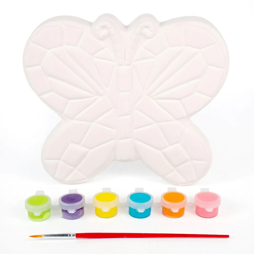 Creative Roots Peins ta propre pierre de jardin au motif de papillon