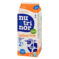 2L lactose free milk 2% Nutrinor, Made with Nordic milk