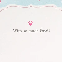 Hallmark Paper Wonder Displayable Pop Up Mothers Day Card (Cat and Dog)