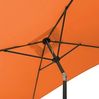 Parasol d'extérieur inclinable en tissu durable de 2 m x 2 m avec cadre en acier CorLiving