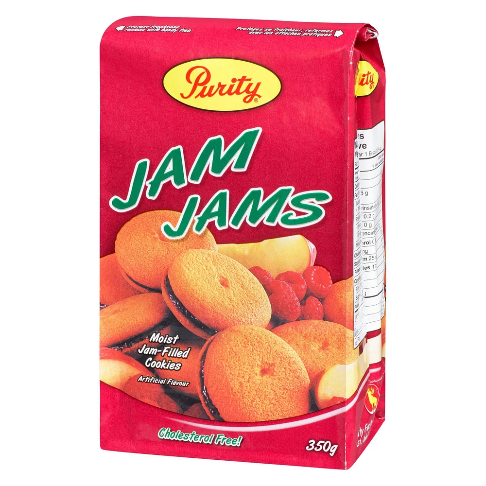 Purity Jam Jams Moist Jam Filled Cookies, 350 g