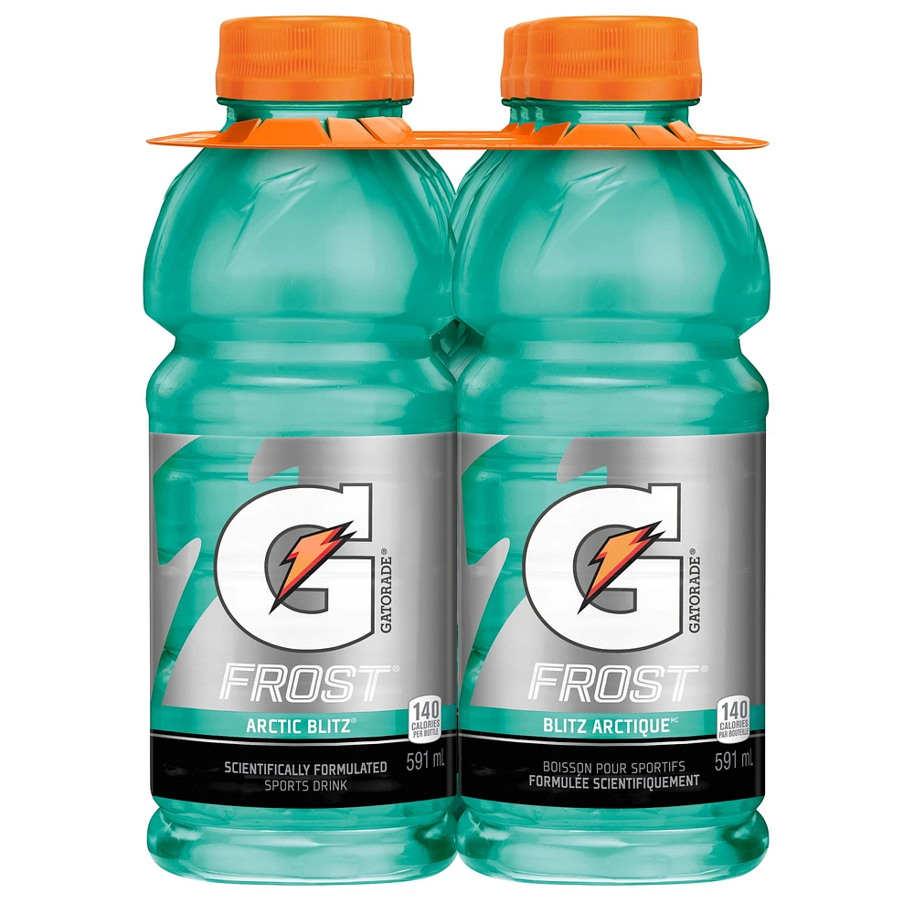 Gatorade Frost Arctic Blitz Boisson pour Sportifs 6 x 591 mL, Bouteille's