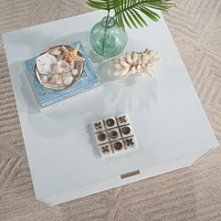 Sauder La Collection Morgan Main Table basse, Finition White, 434923