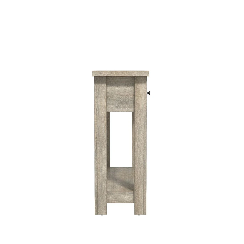 Hillsdale Coover Table console en bois avec 1 tiroir
