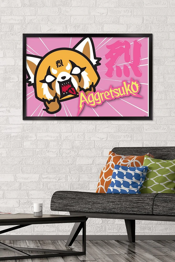 Aggretsuko - Horns Wall Poster