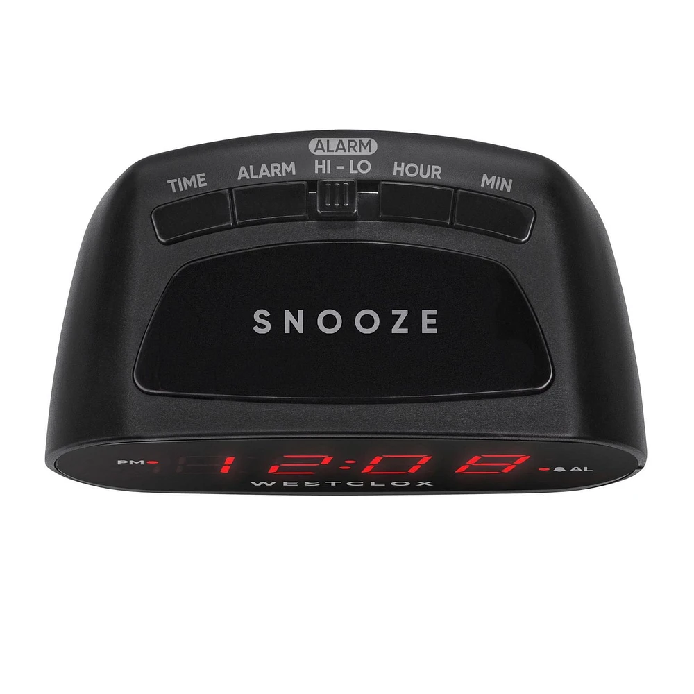 Westclox 0.6" Red LED Alarm Clock