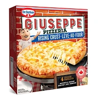 Dr. Oetker Giuseppe Pizzeria Rising Crust 4 Cheese Pizza, 660 g