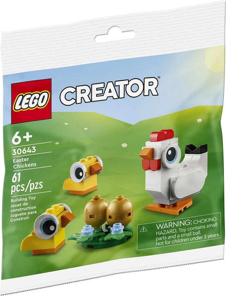 LEGO Creator Les poussins de Pâques 30643 Ensemble de construction (61 pièces)