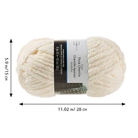 Mainstays  thick chenille yarn  off white, Thick chenille yarn