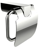 Porte-papier hygiénique chromé avec ensemble d'accessoires pour porte-serviettes à tige unique AI-13337