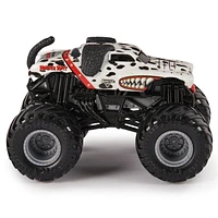 Monster Jam, Monster truck Monster Mutt Dalmatian officiel, véhicule en métal moulé, échelle 1:64, jouets pour garçons à partir de 3 ans
