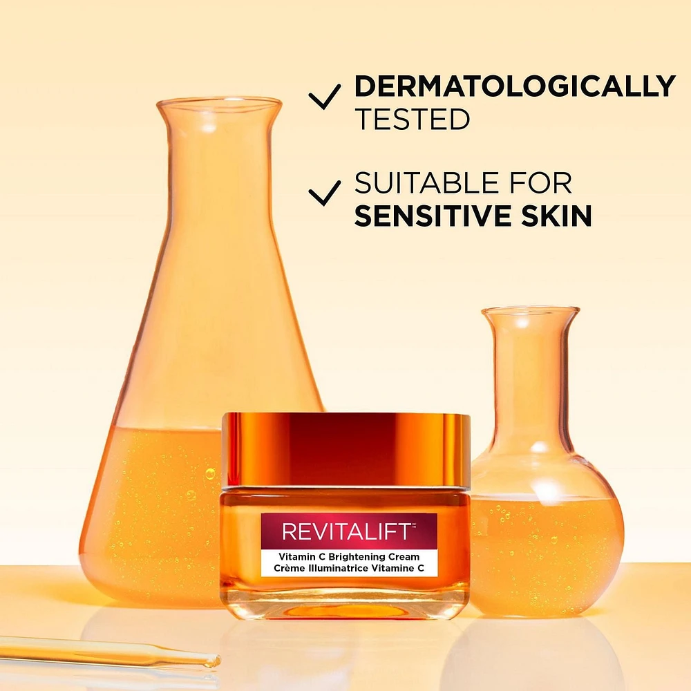 L'Oréal Paris Vitamin C Brightening Daily Moisturizing Cream, 50mL, Brightening Cream
