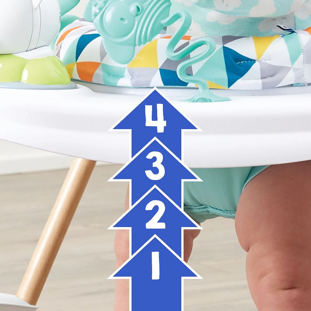 Sautoir sur un cadre ExerSaucer Woodland Wonder