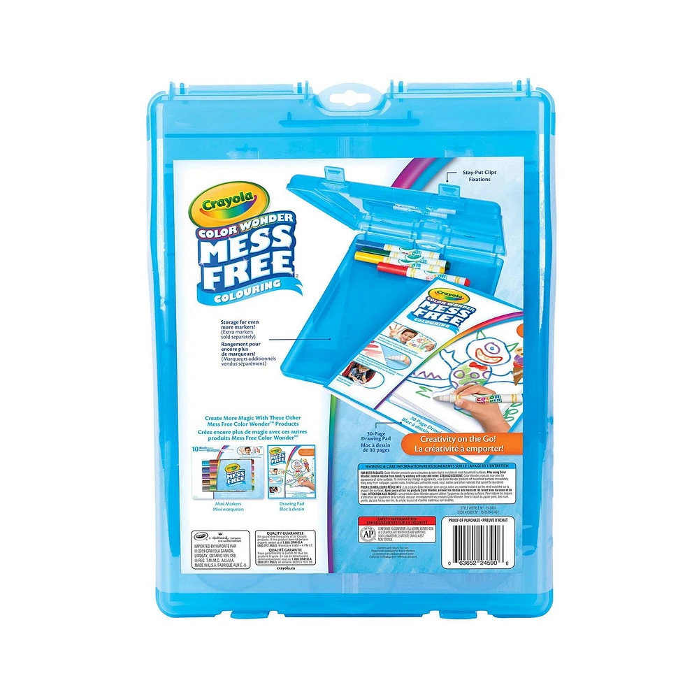 Crayola Color Wonder Mess-Free Stow & Go Studio, Colour on the go!