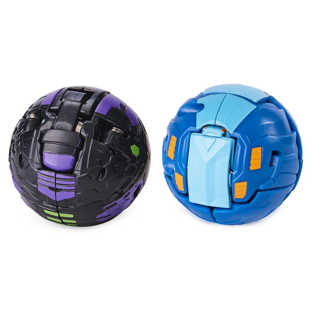 Bakugan, pack de 2 Combattants, Hydorous contre Gorthion, figurine articulée de 5 cm à collectionner et carte à échanger