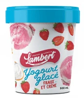 Lambert Strawberry & Cream Frozen Yogurt, Volume 500ml