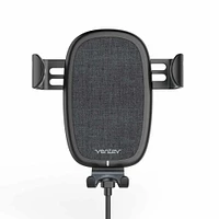 Ventev - Qi 10W Wireless Car Mount Kit Dark Gray