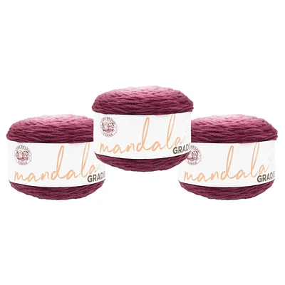 Lion Brand Mandala® Gradient Yarn #4 Medium/Worsted Yarn 150g/270m 3-Pack