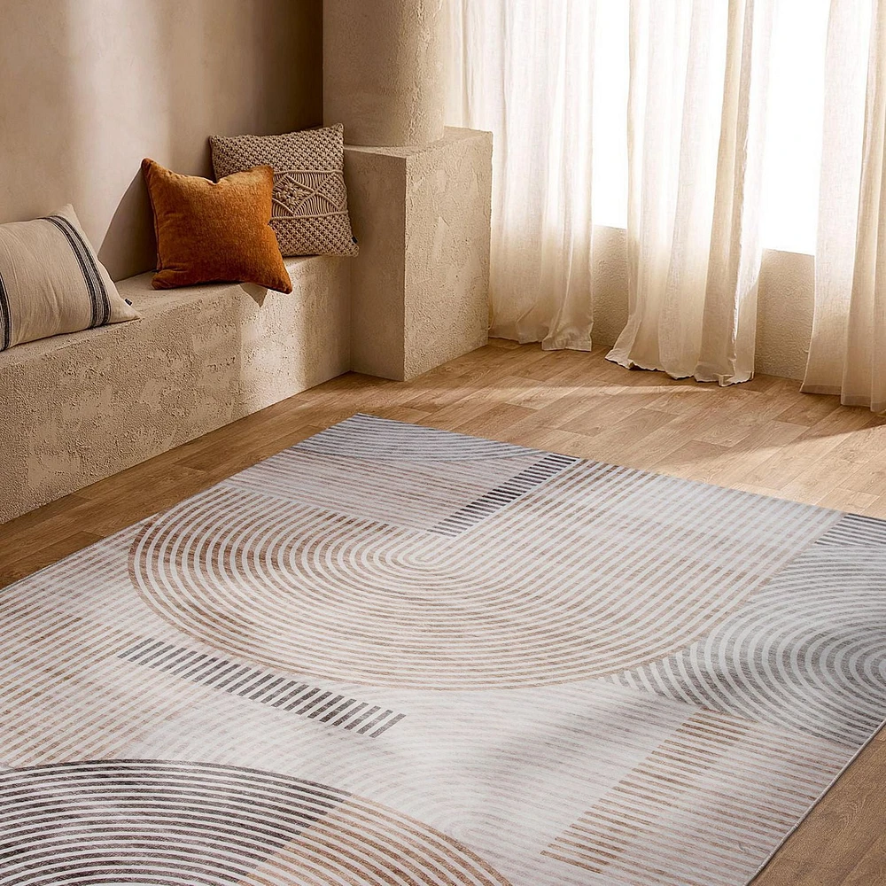 Rug Branch Minimalist Abstract Indoor Area Rug