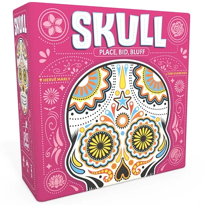 Asmodee - Space Cowboys - Skull - Jeu de Société pour Adultes & Enfants dès 10 ans - Jeu de Bluff & Prise de Risque - Pour Soirées entre Amis- 3 à 6 joueurs - 30 Min - Français et Anglais