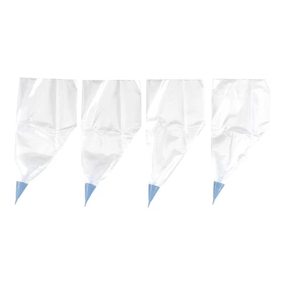 GoodCook Everyday Oodle Tips (4 Count) Disposable Decorating 12” Long Bags with Round Tips, no clean up mess, GC OODLE TIP DEC BAGS, ROUND (4CT)