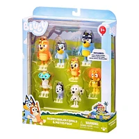 BLUEY MULTIPACK DE 8 FIGURES - EXCLUSIVITÉ WALMART 8 figurines incluses