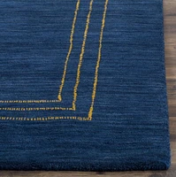 Safavieh Himalaya Calanthia Tapis Contemporain, bleu / multi, 2'3" X 8'