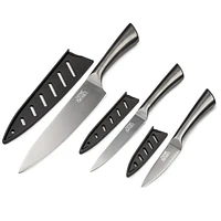 Thyme & Table Carbon Chef Knives, 3-Piece Set, Knife Set