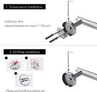 Avanities 30 in. Barre à serviette ronde en acier inoxydable W en acier inoxydable brossé AI-34581