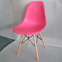 Chaise en bois rose foncé Heavenly Collection, lot de 6