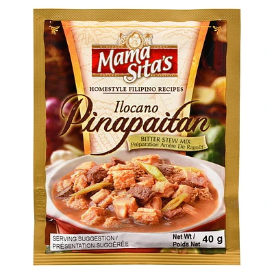 Mama Sita's Ilocano Pinapaitan Bitter Stew Mix, Net Weight : 1.4 oz (40 g)