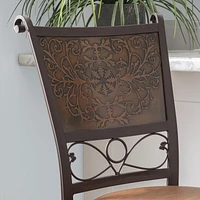 Tabouret de bar Reed, Bronze