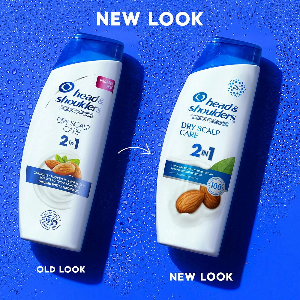 Head & Shoulders Dry Scalp 2-in-1 Anti-Dandruff Shampoo + Conditioner, 370ML