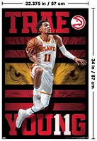 NBA Atlanta Hawks - Trae Young 20 Wall Poster, 22.375" x 34"