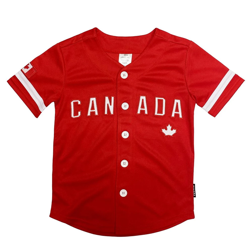 Mad Engine Boys Team Canada Baseball Jersey