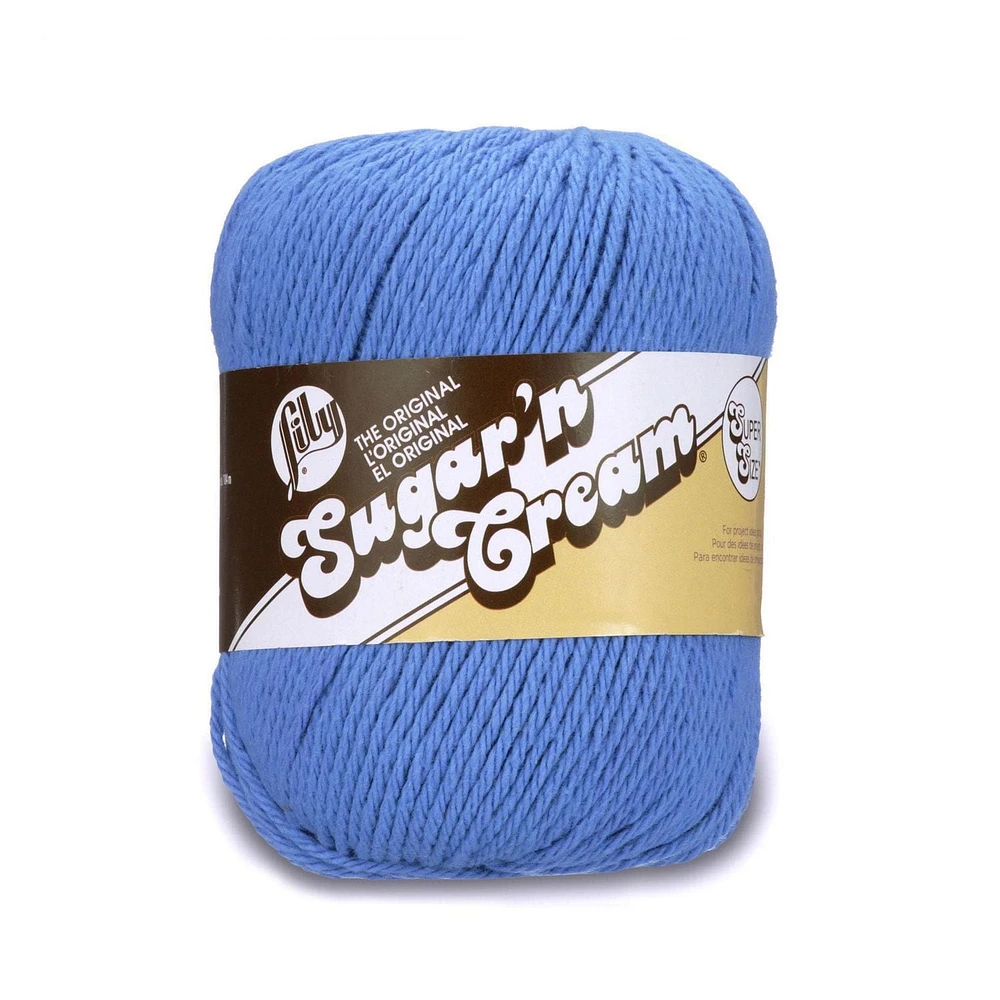 Lily Sugar'n Cream® Fil Super Taille Coton #4 Moyen, 4oz/113g