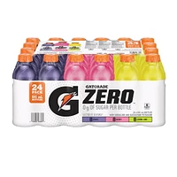 GATORADE G ZERO 3FLV 24X591ML, GATORADE G ZERO 3FLV 24X591ML