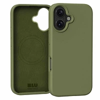 Blu Element Étui en Silicone avec MagSafe Olive pour iPhone 16
