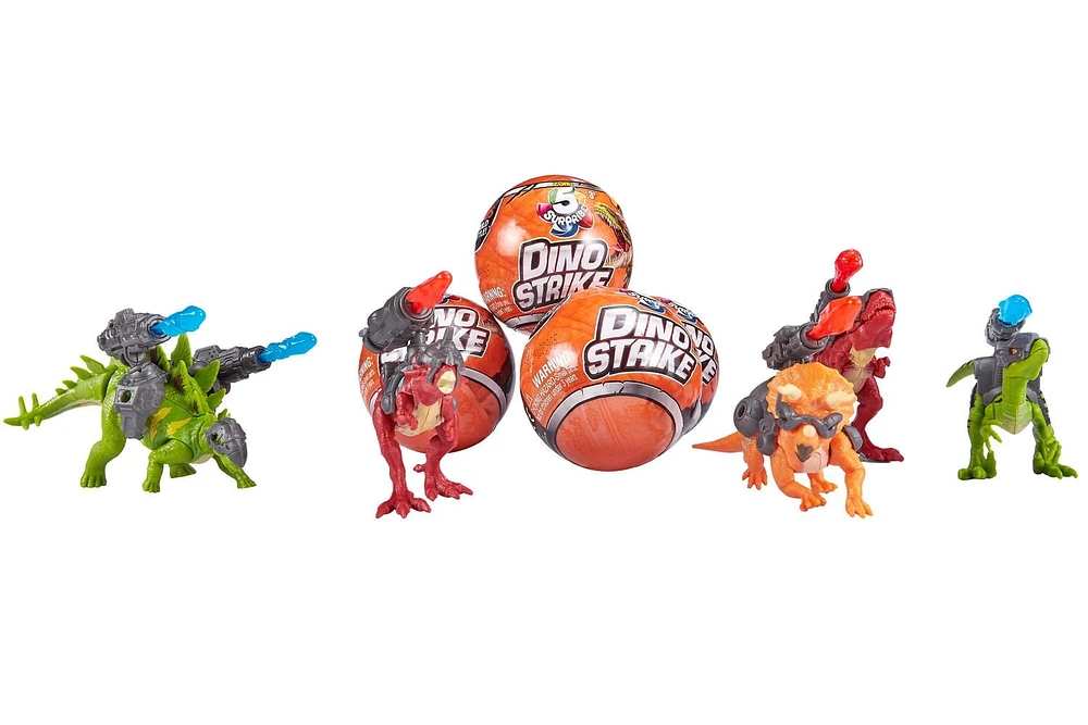5 Surprise Dino Strike Mystery à collectionner par Zuru