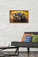 Star Wars: The Mandalorian Season 3 - Helmets Wall Poster, 22.375" x 34"