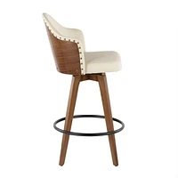 Tabouret de bar moderne milieu-du-siècle Ahoy, de LumiSource