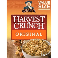 Quaker Harvest Crunch Original Granola Cereal, 1.4kg