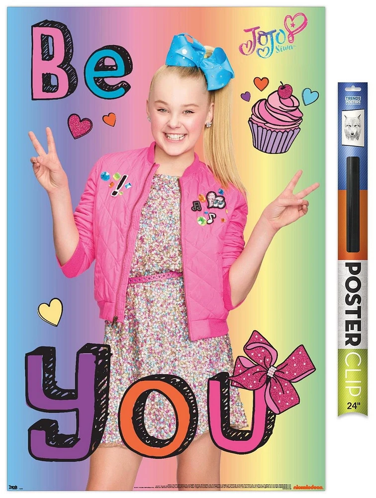 JoJo Siwa - Be You Wall Poster, 22.375" x 34"