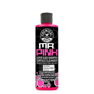 Chemical Guys Mr. Pink Super Suds Shampoo And Superior Surface Cleaning Soap (16 Fl. Oz.), Automotive Shampoo