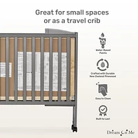 Dream On Me Folding Full-Size Crib, 2 Mattress Height