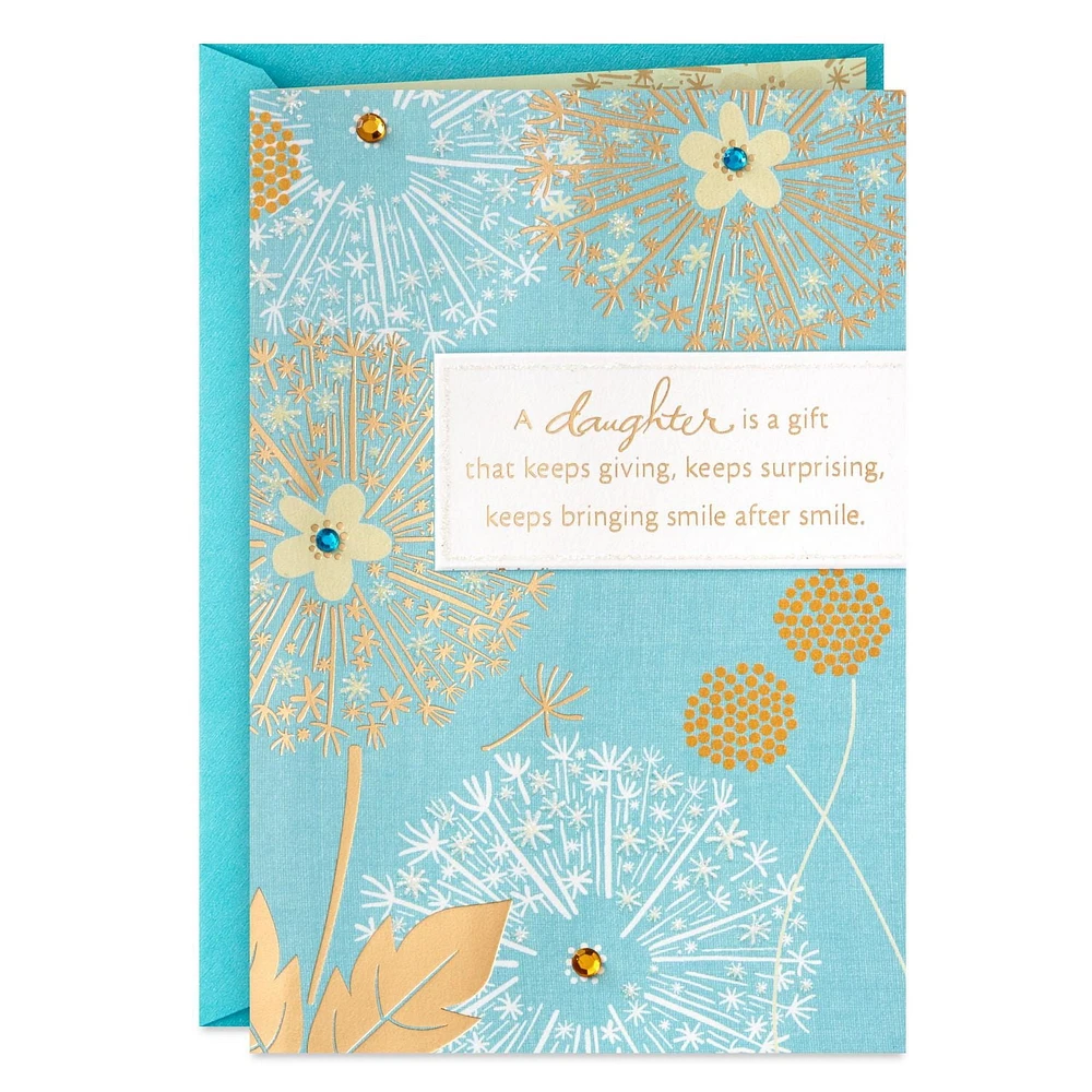 Carte de fête Hallmark pour fille