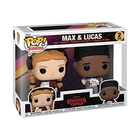 Funko Pop! Television: Stranger Things - Max Mayfield & Lucas Sinclair 2-Pack Vinyl Figures