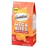 Goldfish® Mega Bites Sharp Cheddar Crackers 167 g Bag, Goldfish Crackers 167 g